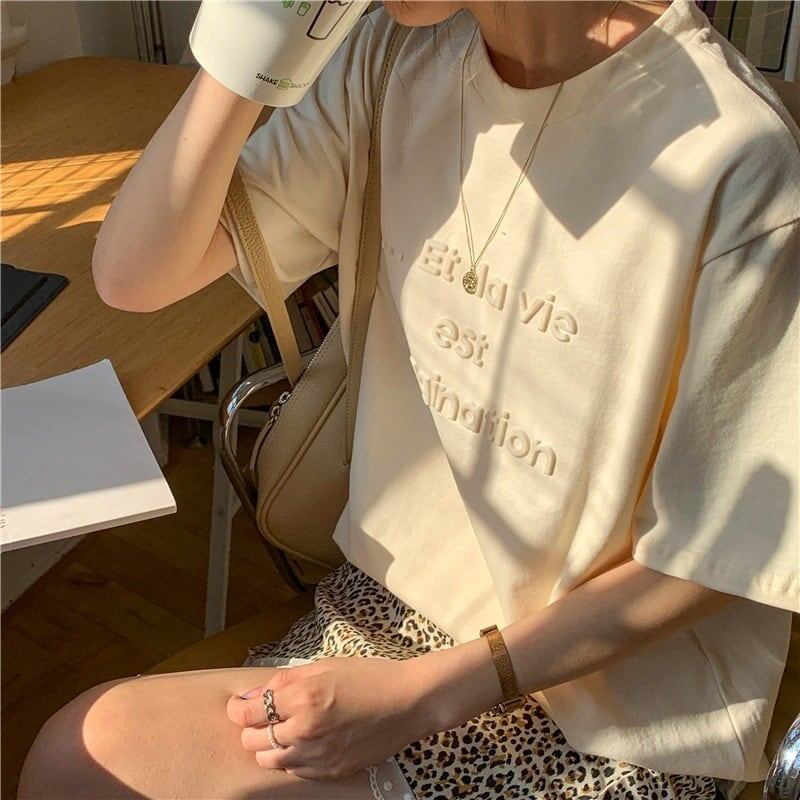 着心地抜群 アルファベット 女性力を高める Tシャツ カットソー＜S-3294＞