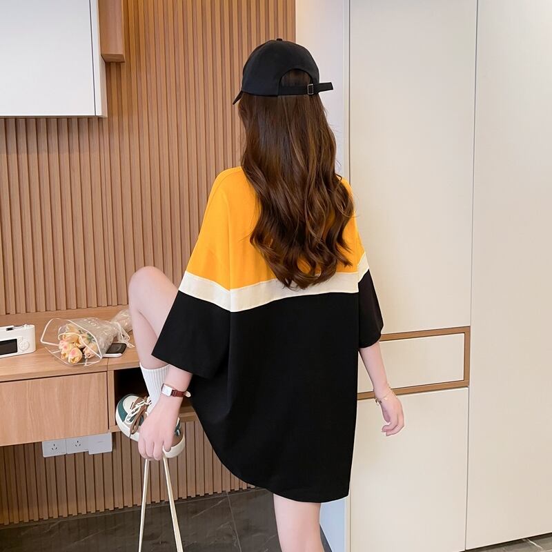 キュート 早い者勝ち 絶対流行 カジュアル 2色選択 Tシャツ<S-11134>
