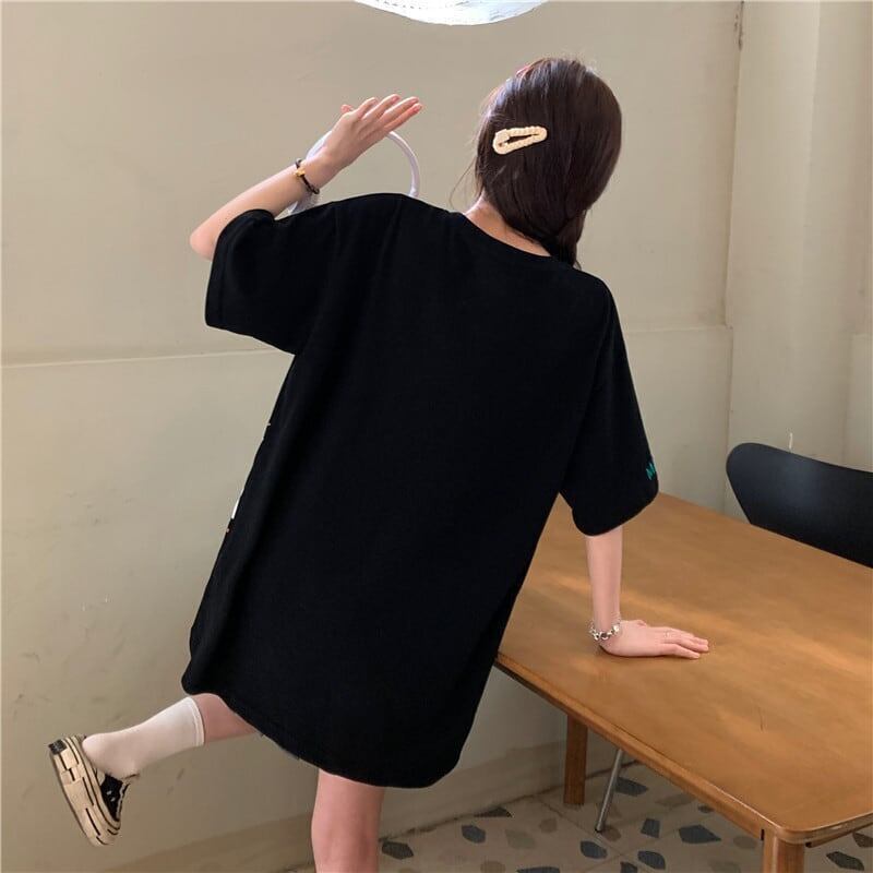 好感度満載 プリント 美感いっぱい Tシャツ カットソー＜S-3313＞
