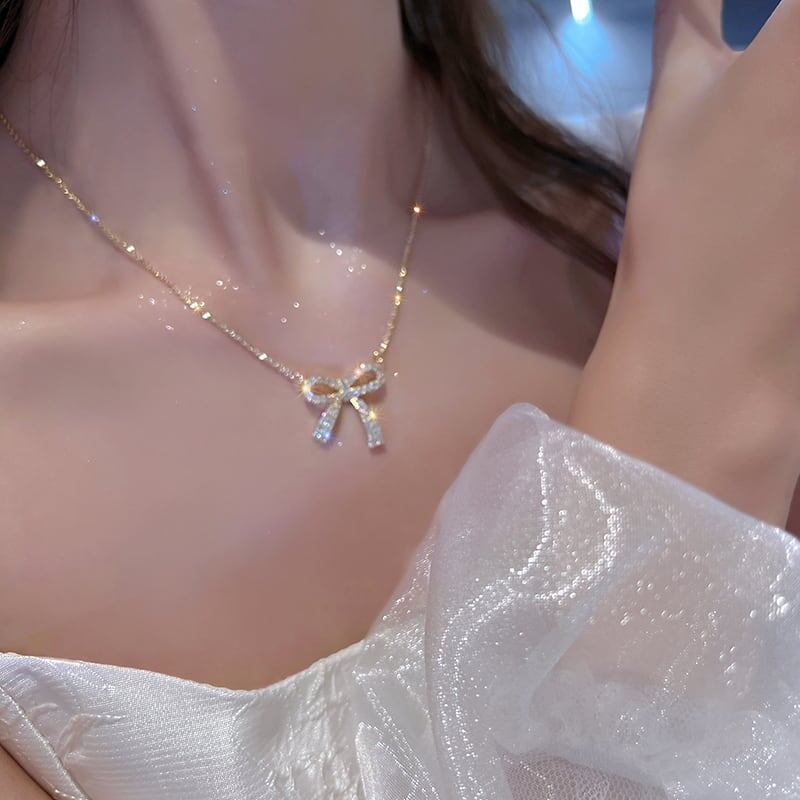 清純甘くて女子力UP 好感度満載 美感いっぱい ネックレス アクセサリー＜isf-3311＞