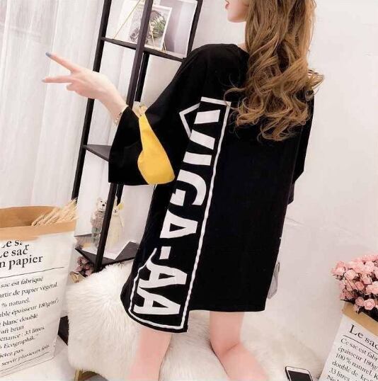 新作 切り替え 個性派 プリント 全2色 半袖Tシャツ＜S-8168＞