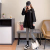 スタイリッシュ 切り替え 一目惚れ プリント Tシャツ カットソー＜S-3675＞