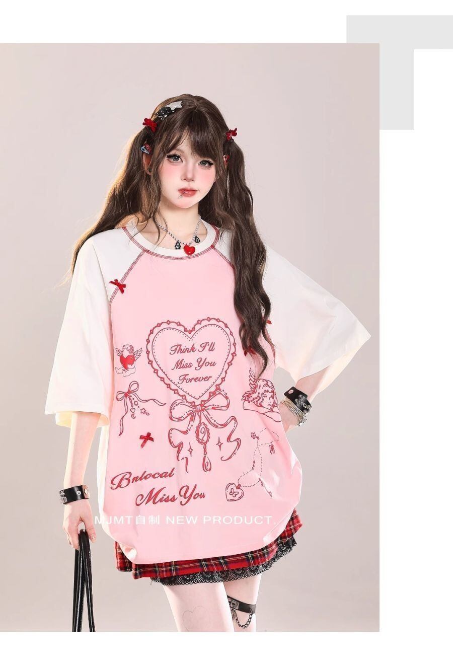 スウィート 絶対流行 今季マストバイ 早い者勝ち カジュアル 2色選択 Tシャツ<S-11665>