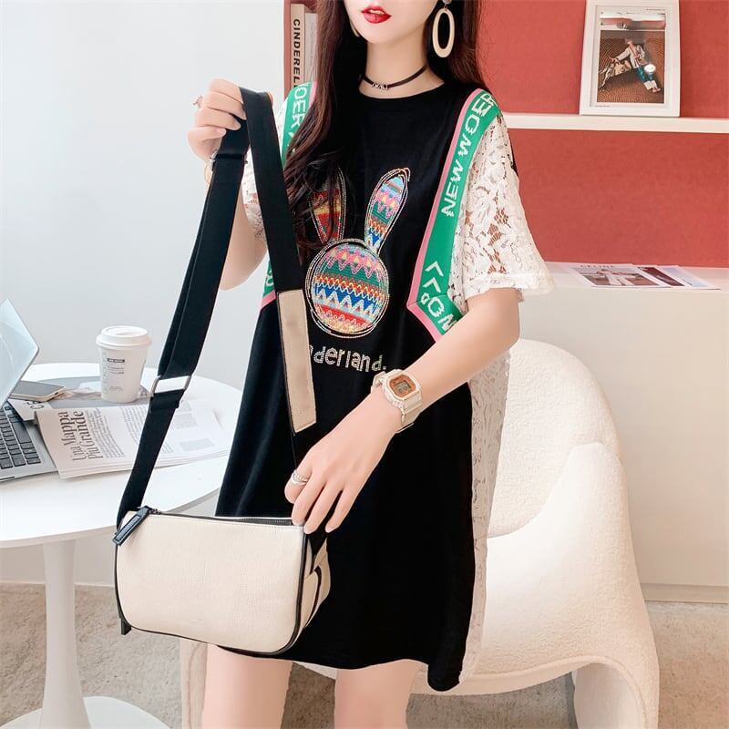スタイリッシュ プリント 一目惚れ Tシャツ カットソー＜S-3265＞