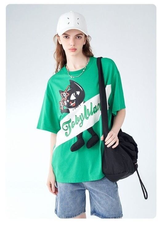 絶対欲しい 絶対流行 今季マストバイ 早い者勝ち カジュアル 2色選択 Tシャツ<S-11658>