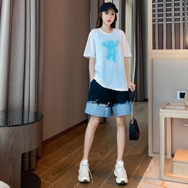 数量限定 ファッション 個性派 半袖Ｔシャツⅹパンツセット全4色<S-8783>