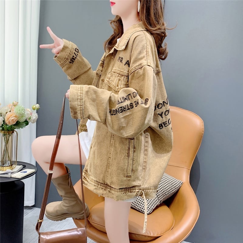レトロ 切り替え オシャレ度満点 ジャケット ブルゾン＜S-3763＞