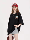 男女兼用 ゆったり 半袖 Tシャツ <S-13130>