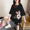 今季マストバイ  大人可愛い キュートスウィートパーカー<S-5285> 半袖Ｔシャツⅹパンツセット全3色 <S-8202>