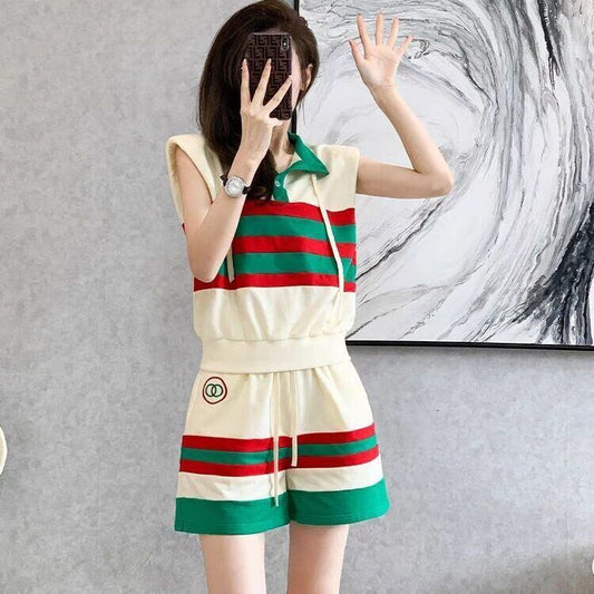 大活躍 シンプル ファッション 上品 ブラウスⅹパンツセット<S-6624>