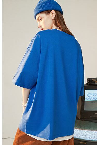 絶対欲しい デザイン性抜群 売り切れ必至 ファッション プリント 4色選択 半袖Tシャツ＜S-9293＞
