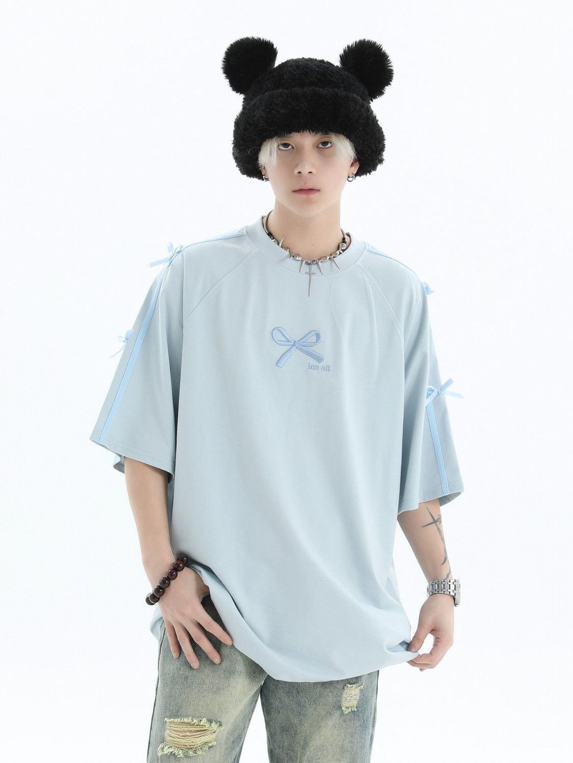 話題沸騰中 着回し力抜群 人気上昇中 カジュアル 全4色 カップル 半袖Tシャツ<S-9164>