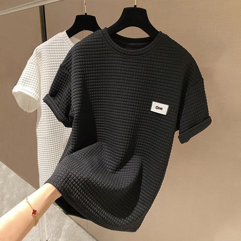 スタイリッシュ ラウンドネック 一目惚れ Tシャツ カットソー＜S-2982＞