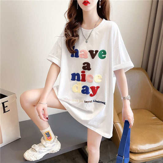 【半額！期間限定！！】今季マストバイ カジュアル 定番シンプル ファッション プリント 半袖Tシャツ<S-8518>