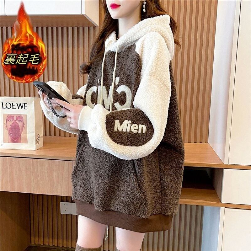 売れ筋 上質 ファッション ルーズパーカー<S-5641>