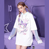 プリント ゆったり 半袖 Tシャツ <S-13129>