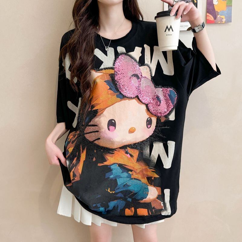 大人可愛い 好感度UP 海外トレンド カジュアル 全3色 半袖 Tシャツ ＜S-11121＞