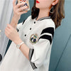 スタイリッシュ プリント 一目惚れ Tシャツ カットソー ワンピース＜S-3605＞