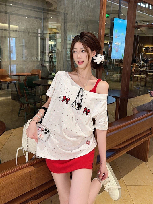 売れ筋 早い者勝ち 絶対流行 カジュアル Tシャツ<S-11405>