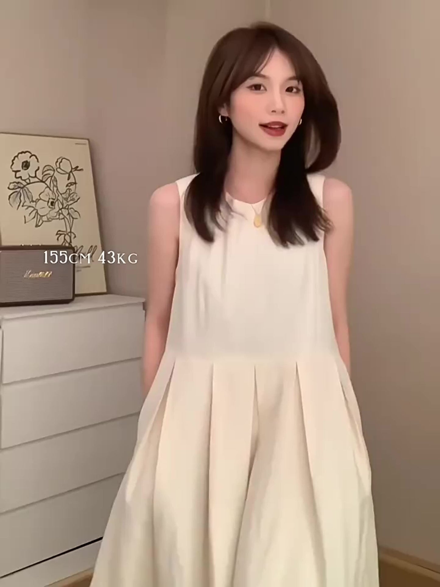 超人気 シンプル 大人可愛い フロック<S-6530>