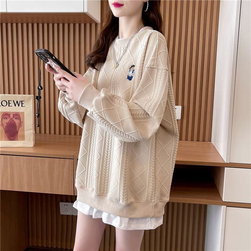 【裏起毛】 美人度アップ 魅力的 スウェット <S-6025>