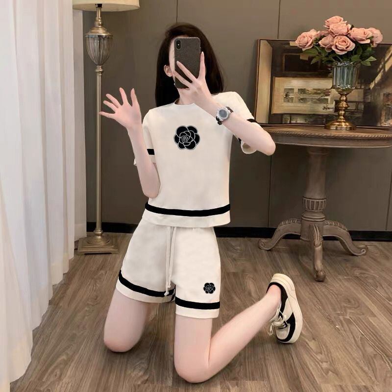 着心地良い 半袖 カジュアル Tシャツ ショートパンツ セットアップ ＜S-8631＞