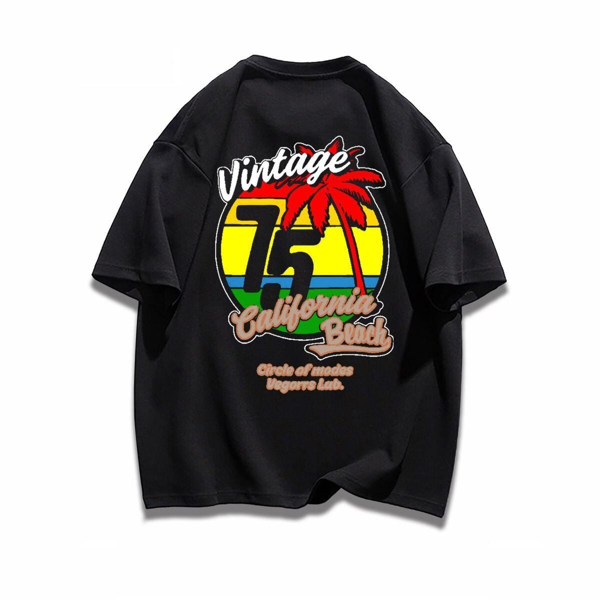 早い者勝ち カジュアル ファッション感満々 ダブルプリント 全5色 半袖Tシャツ<S-9271>