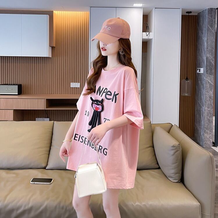 今季マストバイ ファッション 新商品 プリント ゆったり 全4色 半袖 Tシャツ＜S-11365＞