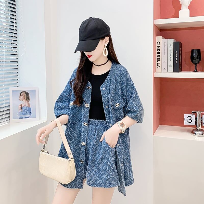 ファッション ジャケット＋パンツ 美人度アップ セットアップ＜S-3198＞