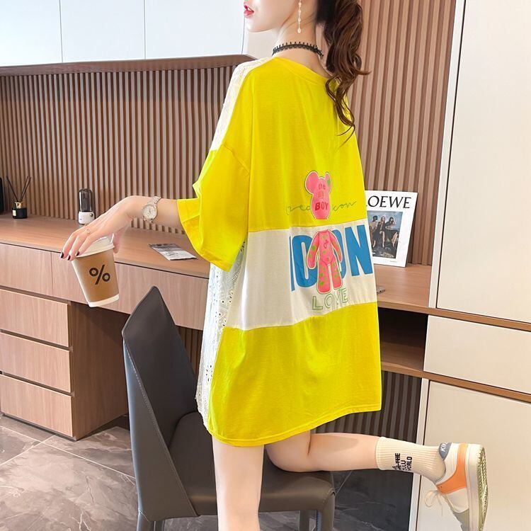 気質満点 ラウンドネック キュート 半袖Tシャツ ＜S-8647＞