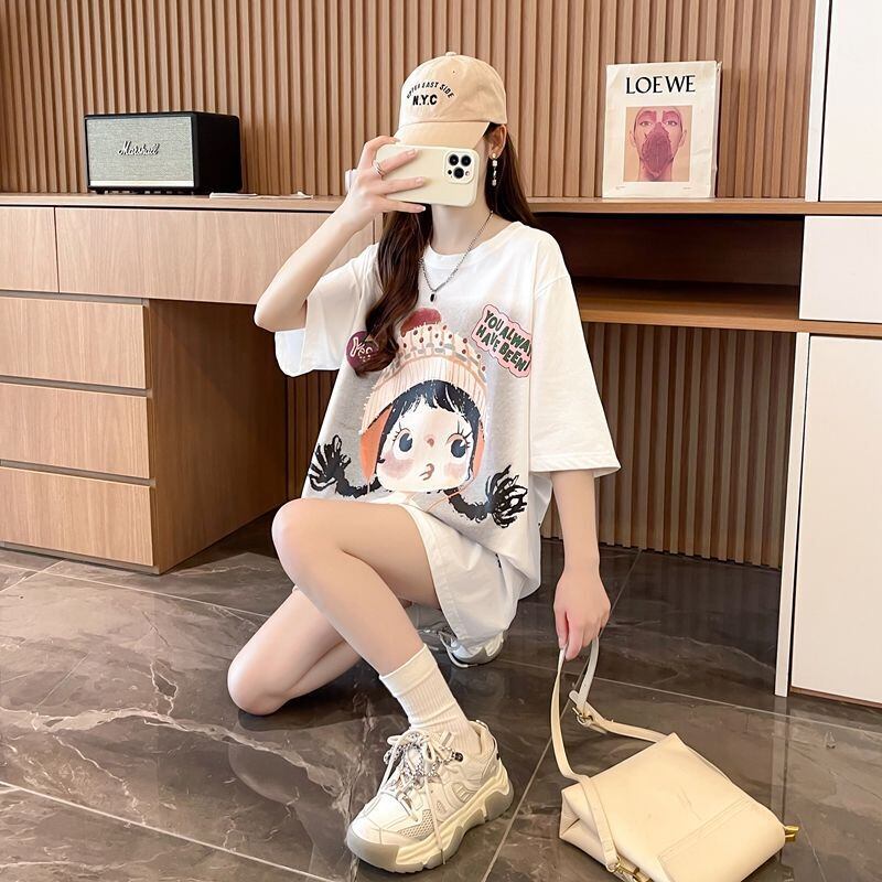 新作 特別デザイン アバンギャルド プリント全3色 半袖Tシャツ カットソー ＜S-8605＞