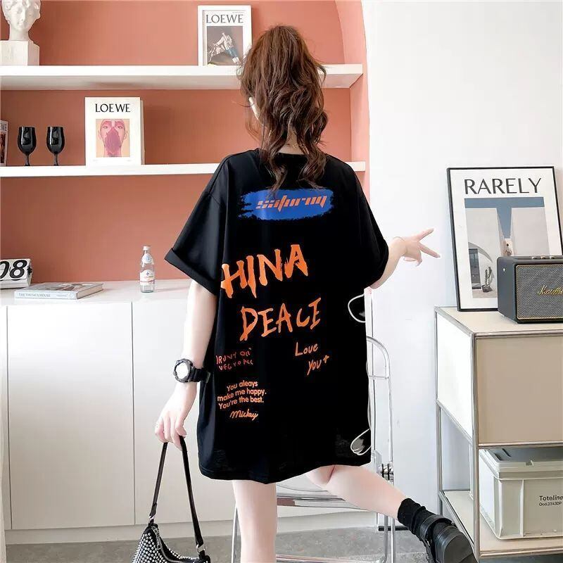 新商品 レース スウィートプリント 全2色 半袖Tシャツ ＜S-8715＞