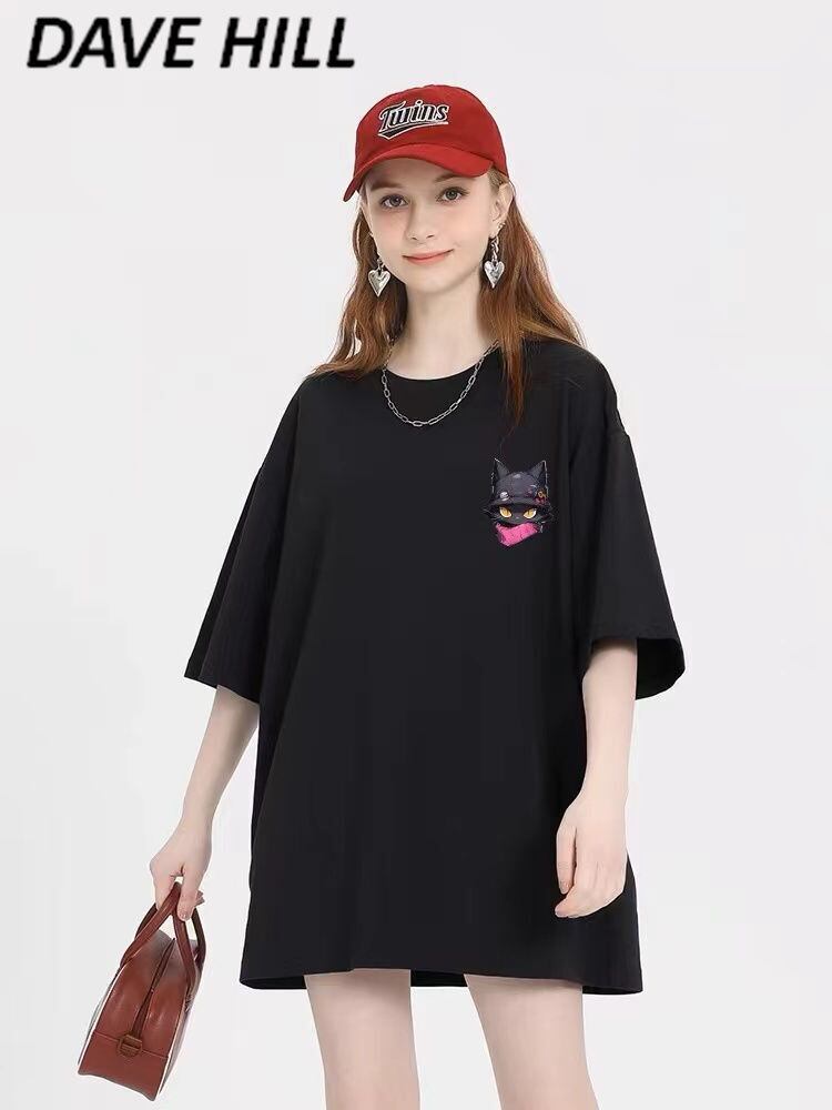 絶対欲しい 絶対流行 キュート 早い者勝ち カジュアル 2色選択 Tシャツ<S-11137>