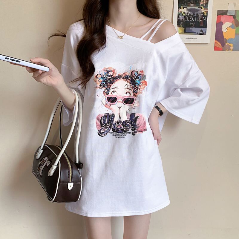美人度アップ カジュアル キュート 全3色 半袖Tシャツ カットソー ＜S-8613＞