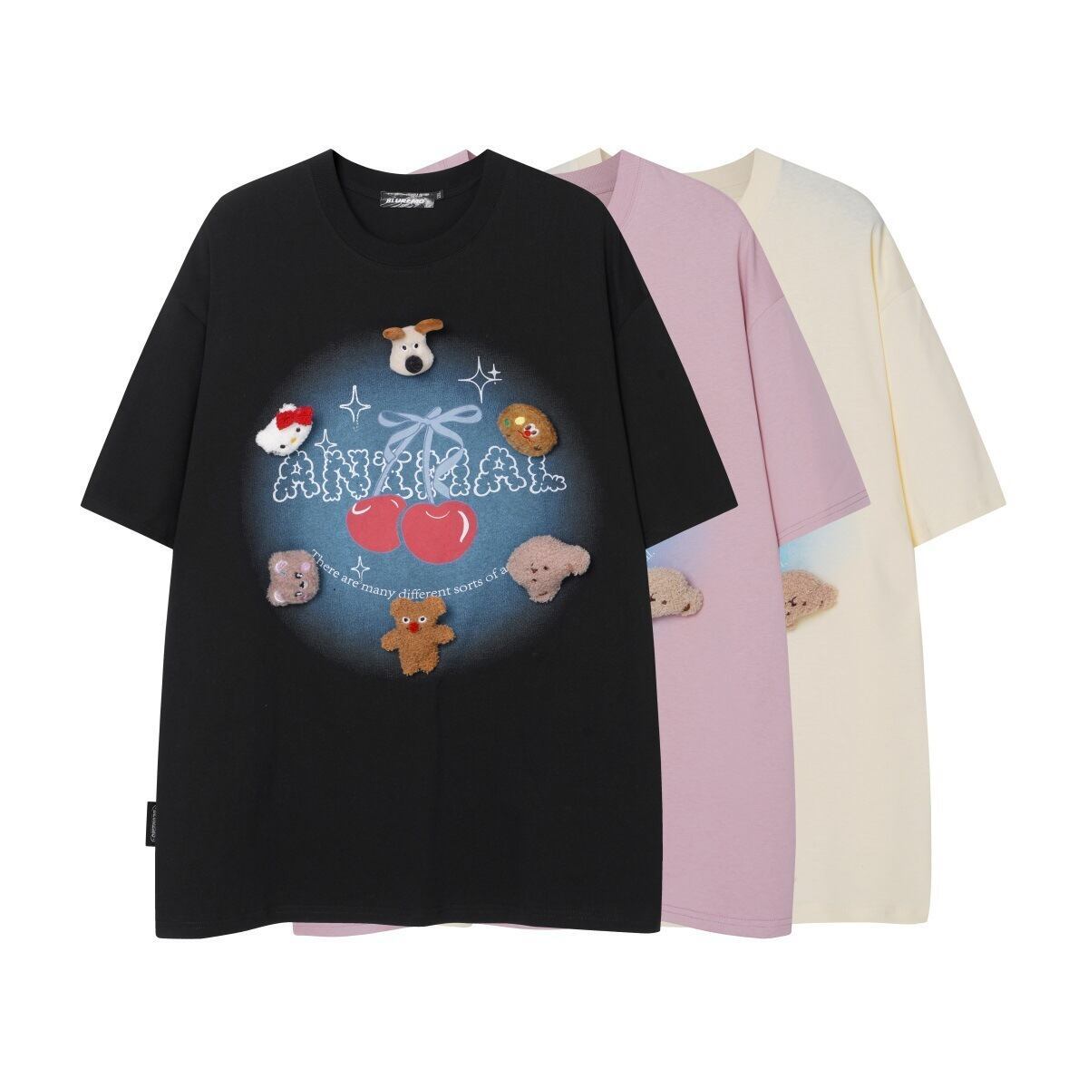 数量限定 ファッション アクティブも綺麗も叶う ゆったり 男女兼用 全3色 半袖Tシャツ＜S-9066＞