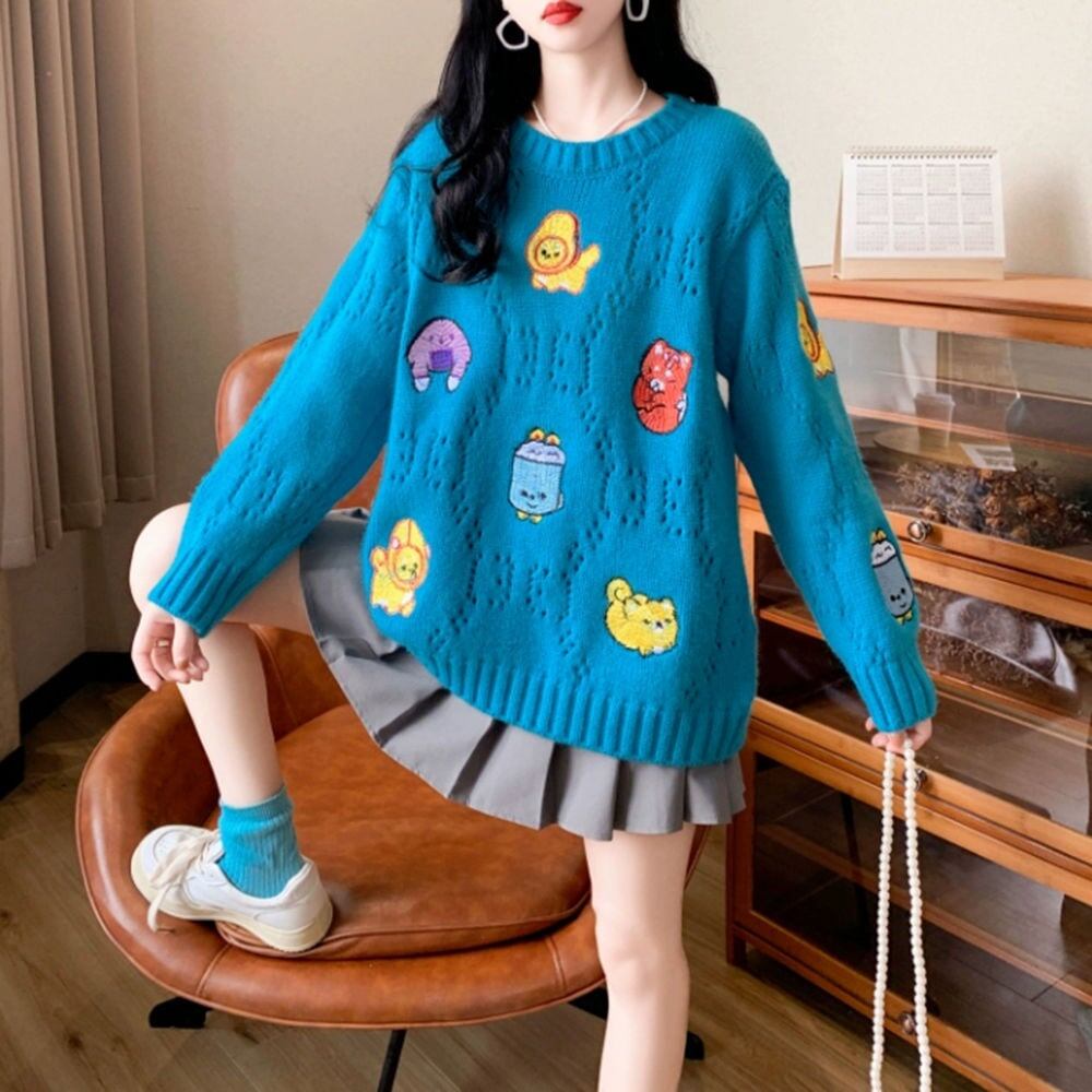 美人度アップ エレガント ファッション セーター<S-5639>