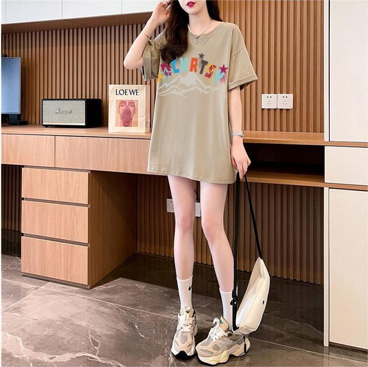 デザイン性と素材感を兼ね備えたゆったり半袖Tシャツ<S-2948>
