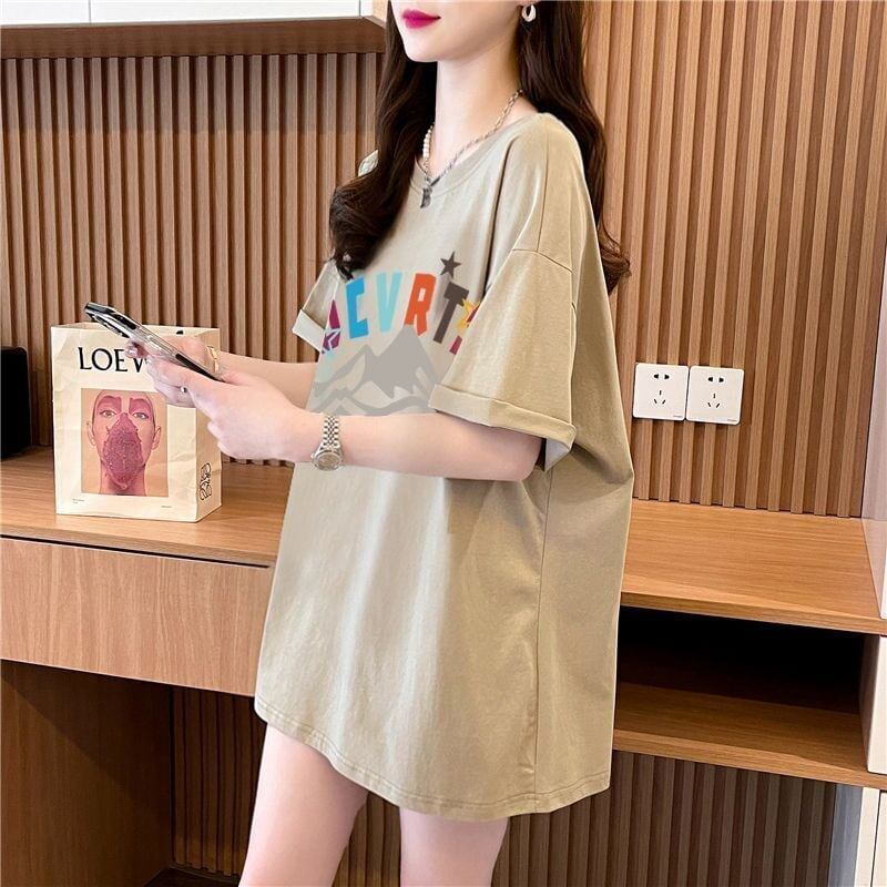 デザイン性と素材感を兼ね備えたゆったり半袖Tシャツ<S-2948>