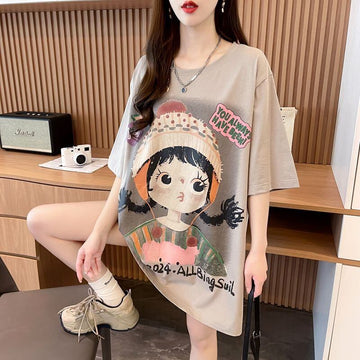 新作 特別デザイン アバンギャルド プリント全3色 半袖Tシャツ カットソー ＜S-8605＞