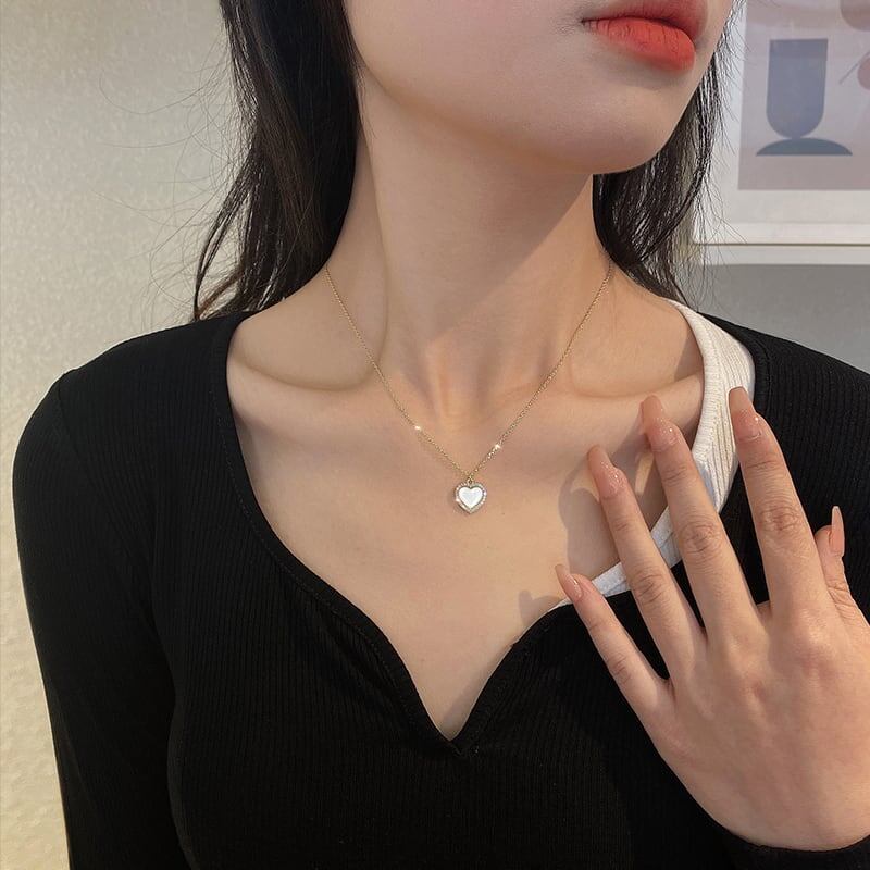 清純甘くて女子力UP 美感いっぱい 気質溢れる ネックレス アクセサリー＜isf-2926＞
