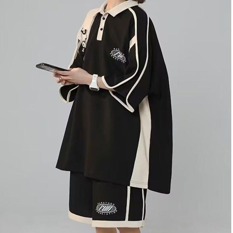 定番シンプル 半袖Ｔシャツⅹパンツセット 絶対流行 男女兼用<S-6538>
