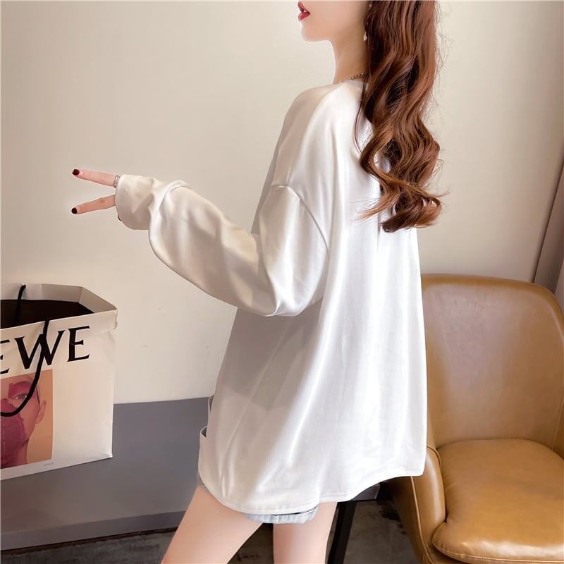 カジュアル 切り替え 着心地抜群 プリント Tシャツ カットソー＜S-3670＞