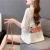 好感度満載 切り替え 美感いっぱい プリント Tシャツ カットソー＜S-3548＞