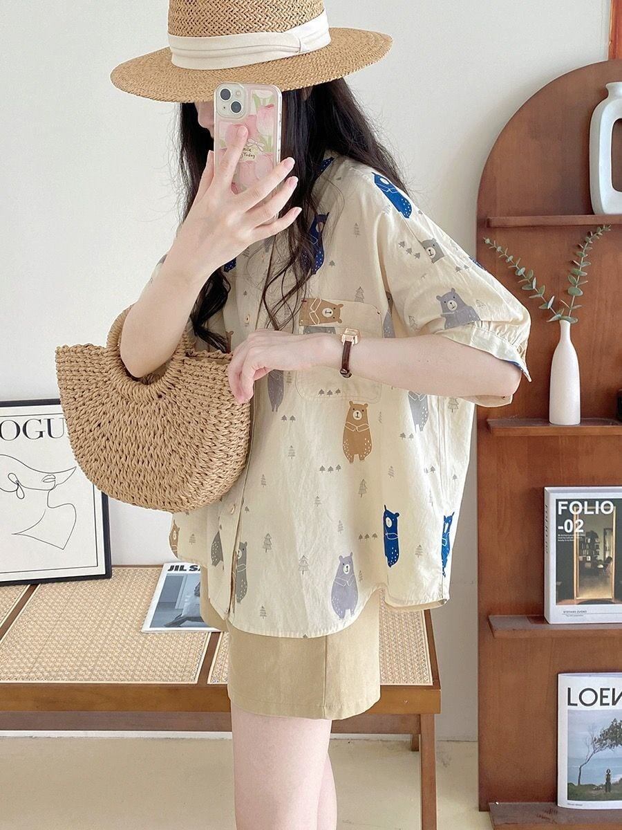 売り切れ必至 プリント 着心地抜群 半袖 Tシャツ＜S-8296＞