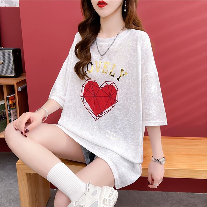 話題沸騰中 ファッション 個性派 プリント 全3色 半袖Tシャツ<S-8508>
