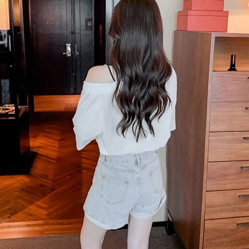美人度アップ 3色選択可 チャーミング Tシャツ カットソー＜S-3267＞