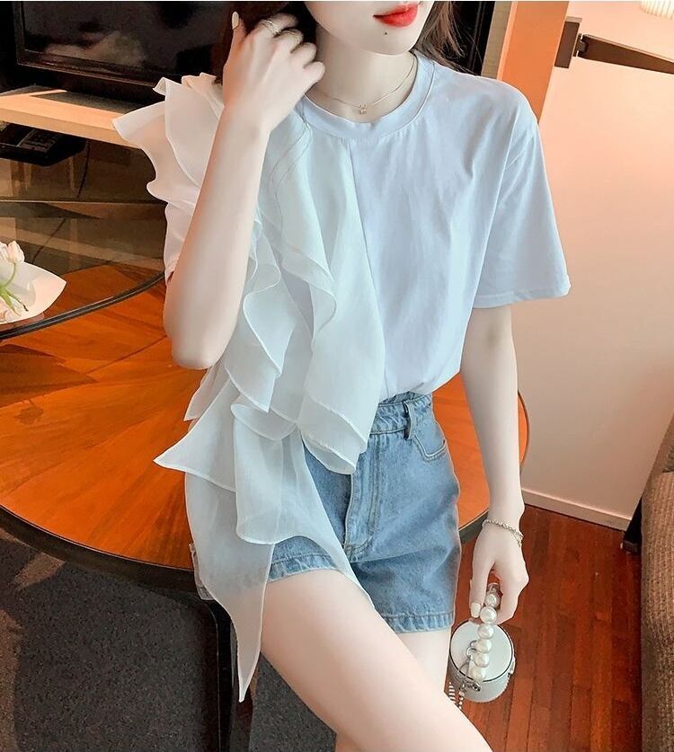 好感度100％ 早い者勝ち 絶対流行 カジュアル 2色選択 Tシャツ<S-11896>