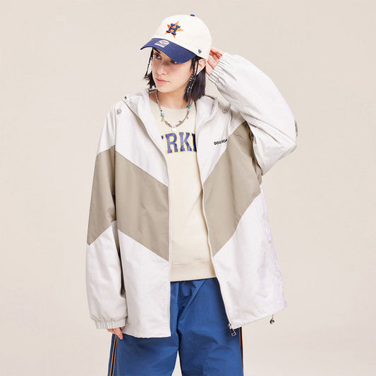 秋ファッション 男女兼用 フード付き 防風 軽量 ジャケット U-13495
